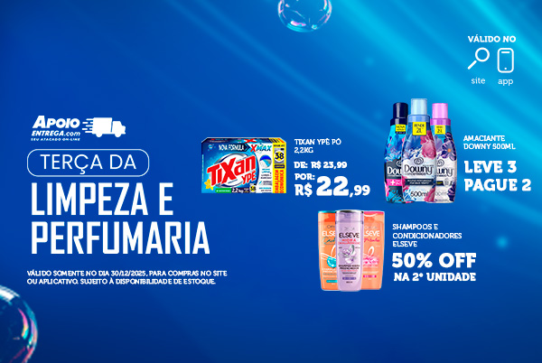 Terça da Perfumaria e Limpeza